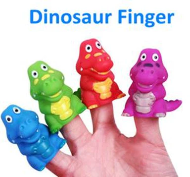 Vending Kapsül için dinozor Parmak Kukla Oyuncak