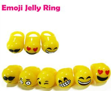 LED Yanıp Sönen Emoji Yüzük Light Up Duygu Halkası