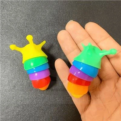 Duyusal Salyangoz Stres Giderici Çocuklar Slug Fidget Oyuncakları